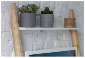 Бяла тоалетка с чекмедже и огледало Leno - Ragaba