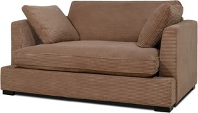 Светлокафяво кресло от рипсено кадифе Mobby – Scandic