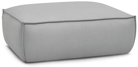 Светлосива табуретка от изкуствена кожа Boheme – Bobochic Paris