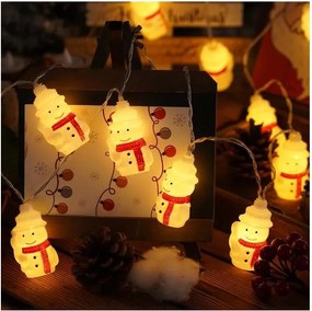 Retlux - LED гирлянд 20xLED/3xAA/топла бяла 3,3m снежни фигурки