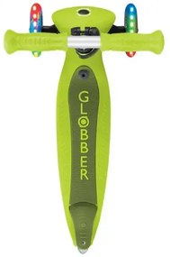 Сгъваема тротинетка с родителски контрол 5 в 1 Globber Go Up Active Lights, лайм