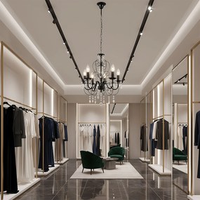 ЛАМПА EBT010-5CP BLACK