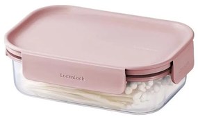 Контейнер за храна CLASSIC PLUS 0,91 л розов/прозрачен