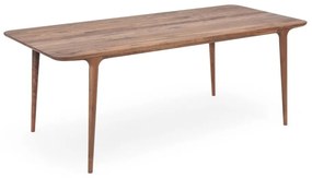 Маса за хранене от орехово дърво 90x200 cm Fawn - Gazzda