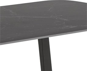 Трапезна маса с керамичен плот 90x180 cm Antalya – Actona