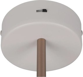 LED стенна лампа с огъваща се структура/затъмняваща се в цвят слонова кост ø 20 cm Keaton – Trio