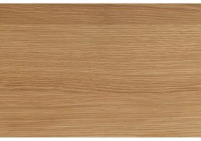 Кръгла масичка за кафе в черен и естествен цвят с дъбов плот ø 85 cm Soli – Actona