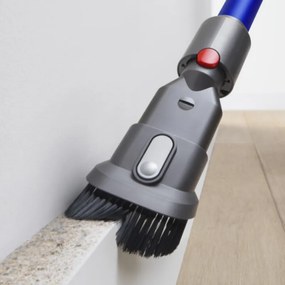 Вертикална прахосмукачка Dyson V11 Fluffу 476550-01 2в1, 185AW, 0.54 л, 125 000 об/мин, Автономия 60 мин, 3 режима, LCD, Никел/червен