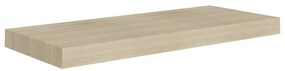 323874 vidaXL Окачен стенен рафт, дъб, 60x23,5x3,8 см, МДФ