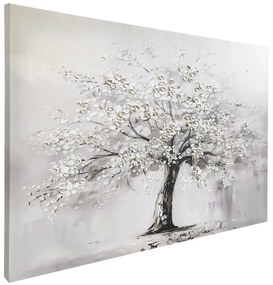 Картина с ръчно изрисувани елементи 70x100 cm White Tree – Styler