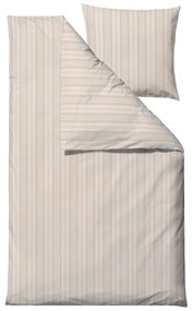 Бежово единично спално бельо от дамаск 140x200 cm Noble – Södahl