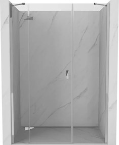 Mexen Mist-H лява отваряща се душ врата 125 см, прозрачна, хром - 8A5-125-001-01-00-L