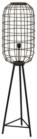 Подова лампа в черно-бронзов цвят (височина 151 cm) Toah - Light &amp; Living