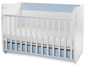 LORELLI Classic Легло-люлка 60/120 см. DREAM БЯЛО/ BABY BLUE
