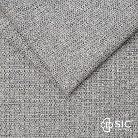 Светлосиво двойно легло 140x200 cm тапицирано без ламелно дъно Smart – Meise Möbel