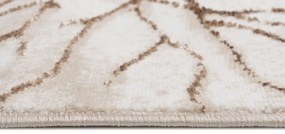 Опростен модерен килим в бежово с кафяв мотив Ширина: 160 см | Дължина: 230 см