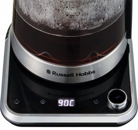 Електрическа кана Russell Hobbs Attentiv 26200-70, 3000W, 1.7 l, Инфузер, Температурен контрол, Таймер, Инокс/черен