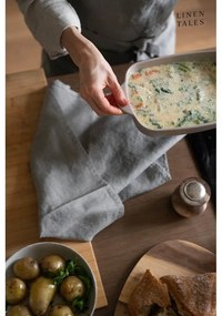 Ленена кърпа за съдове 45x65 cm Khaki – Linen Tales