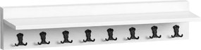 Plane melamine coffee table in white marble effect color 90x55x41см.