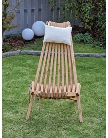 Дървен градински стол в естествен цвят Falun - Garden Pleasure