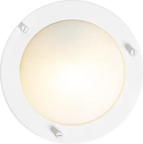 Модерна таванна лампа бяла 18 см IP44 - Yuma