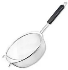 Метална цедка 30см. с черна дръжка (411004)