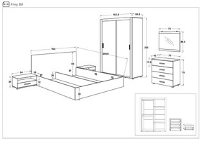 Спален комплект Фрей