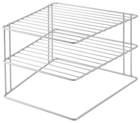 Стоманен допълнителен рафт в сребрист цвят 25x25 cm Palio – Metaltex