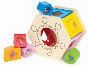 Hape - Дървена играчка с форми за сортиране