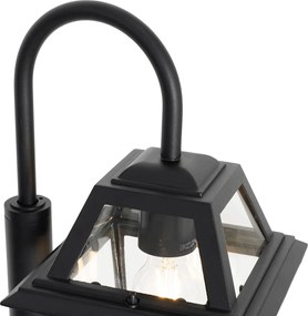 Класически външен фенер черен 135 см IP44 - Berta