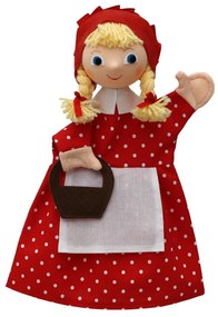 Moravská - Кукла за театър Червената шапчица, 30 см. 22047F