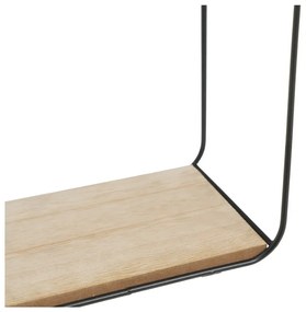 Рафтове в черно-естествен цвят в комплект от 2 броя броя 21 см - Casa Selección