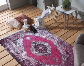 Розов ориенталски килим във винтидж стил Ширина: 80 см | Дължина: 300 см