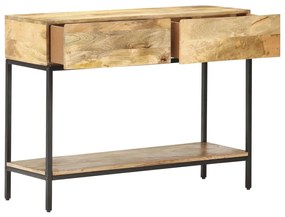 320922 vidaXL Конзолна маса, 100x35x76 см, манго масив