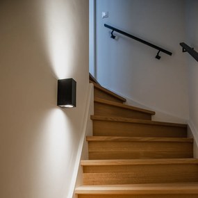 Модерен стенен аплик черен пластмасов - Baleno II