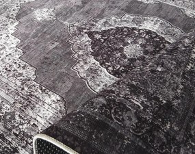 Сив килим с шарка в ориенталски стил Ширина: 180 см | Дължина: 280 см