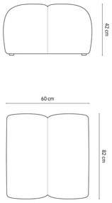 Черна табуретка Diana – Micadoni