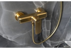 Стенна душ батерия в златист цвят (1 изход) Spy – Sapho
