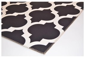 Черно-бял килим Elisabeth, 80 x 150 cm Geo - Vitaus