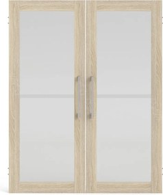 Компонент - врата от дъбов декор в естествен цвят 84x105 cm Prima – Tvilum