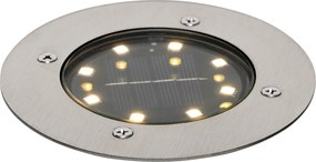 Модерен градински прожектор стомана с LED IP65 соларен - Terry