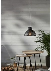 Черен външен абажур за таванно осветление, ø 26 cm Runde - Star Trading