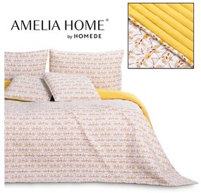 Жълта покривка за двойно легло 200x220 cm Folky - AmeliaHome
