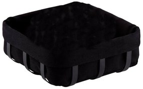 Панер за хляб OLIVER BROWN OB-1225-B, 21х21х8.5 см, Метал, Текстил, Черен