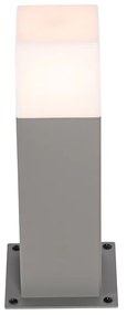 Модерна външна подова лампа сива 30 см IP44 - Denmark