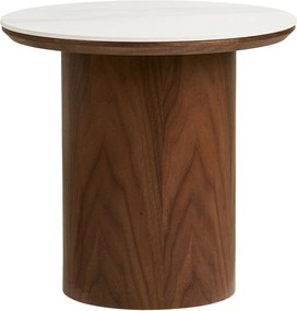 Кръгла странична масичка с керамичен плот ø 40 cm Noli – House Nordic