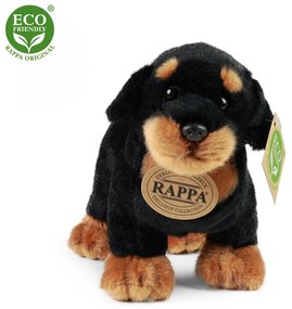 Rappa - Плюшено Куче Ротвайлер, изправено, 18 см., серия Еко приятели