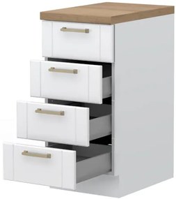 Подов шкаф Tahoma R-40-4MBOX-White matte