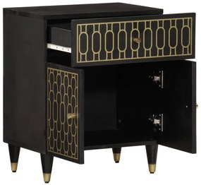 358331 vidaXL Нощно шкафче 50x33x60 см мангово дърво масив