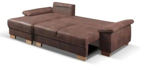 Ъгъл диван Garren mini-Left-Bordeaux